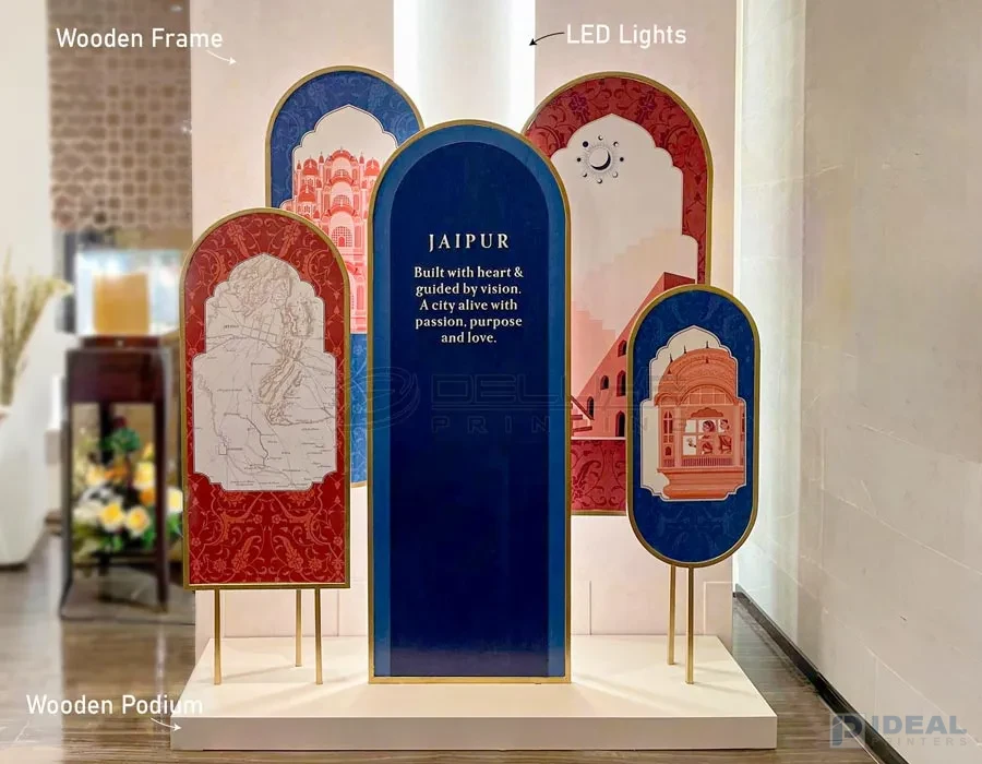 Wooden Self Standee Printing Lahore