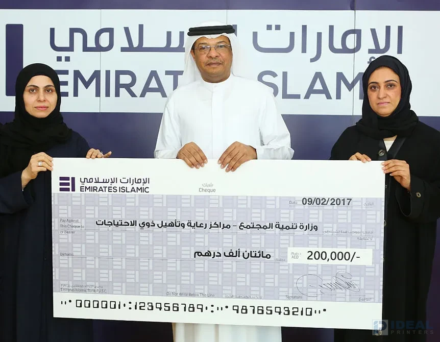 Giant Cheque Prinitng Lahore