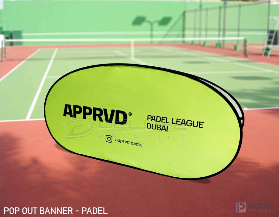 Padel Pop out banner Lahore