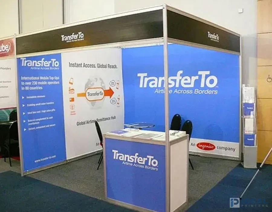 PVC Banner Shell Scheme Booth Branding Continuous Branding