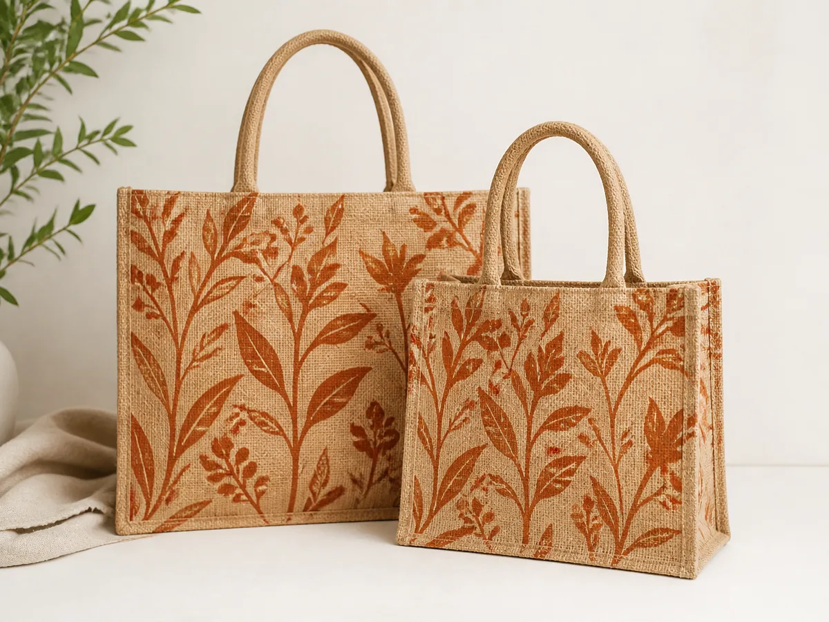 Jute Bags - Two Tone Printing Lahore