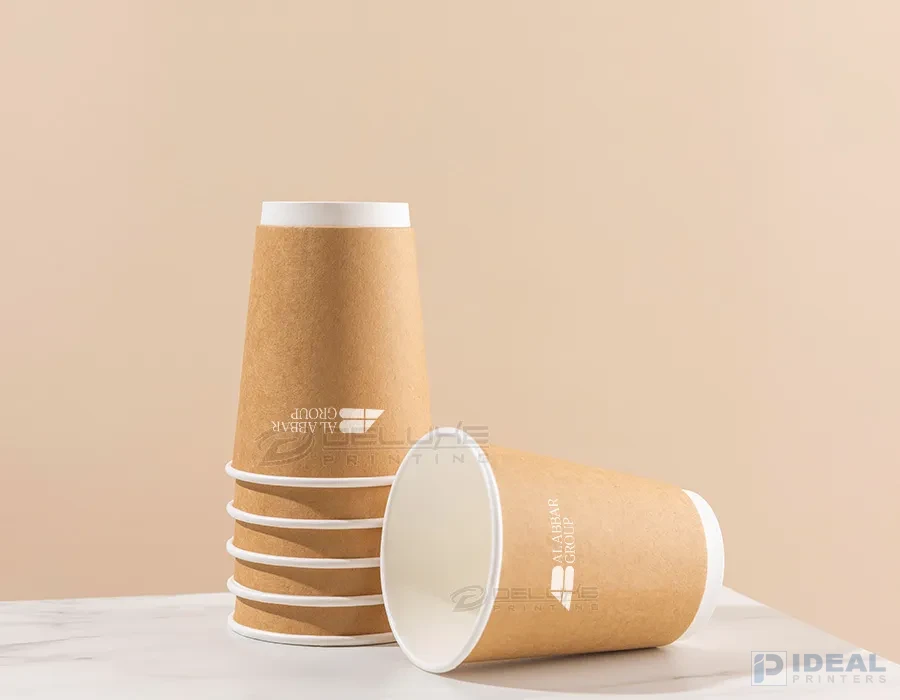 Kraft Double Wall Paper Cups Printing