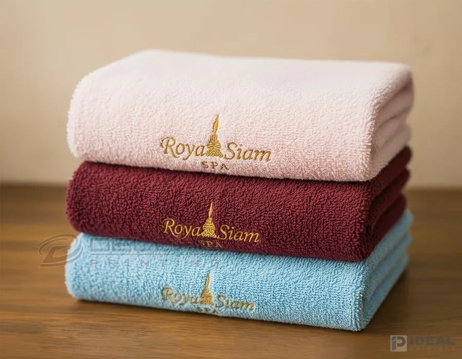Embroidered towels in Lahore
