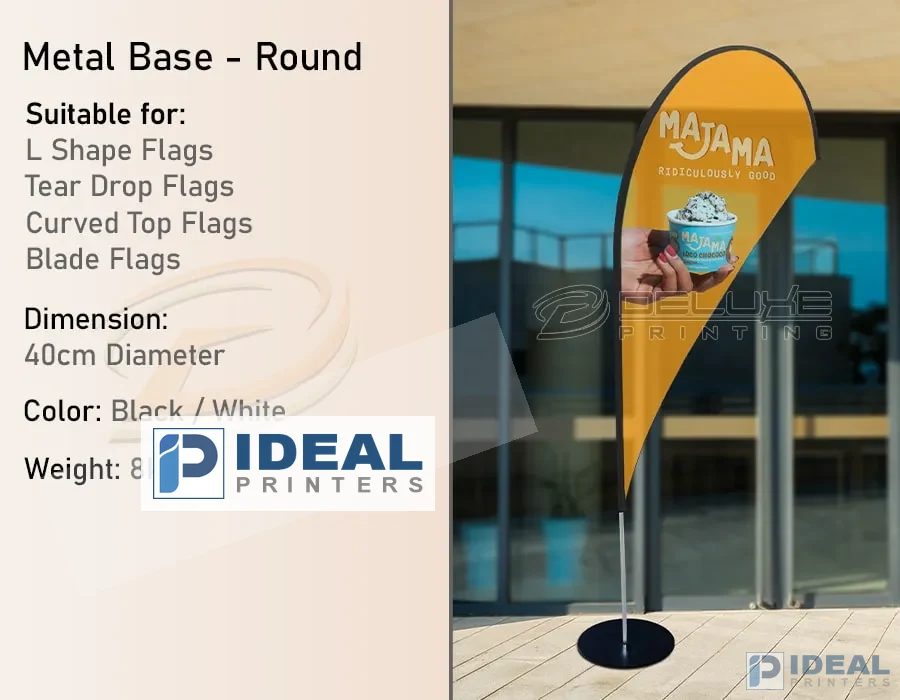 Metal Base - Round