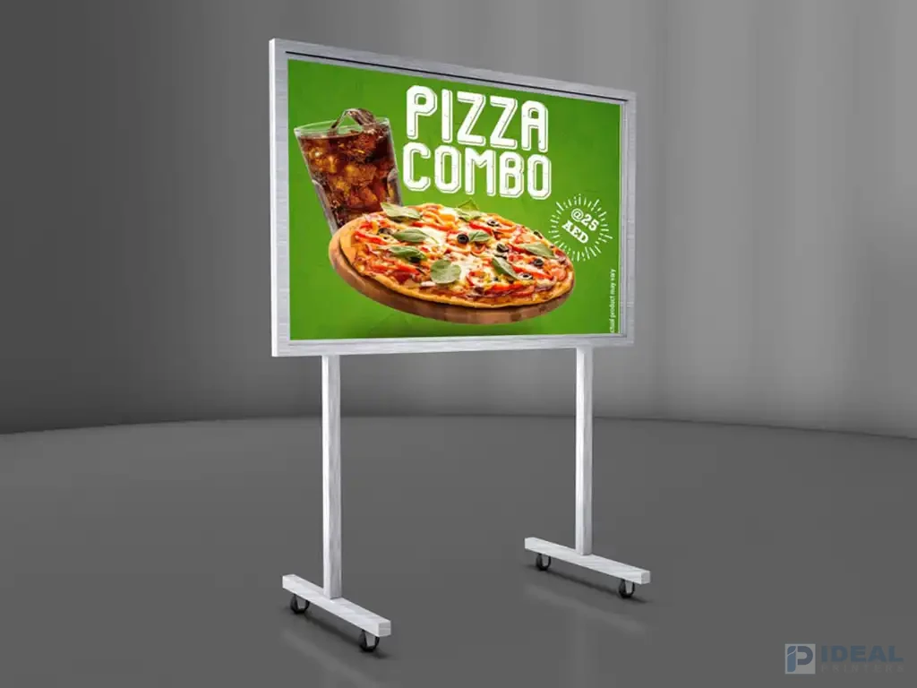 Aluminum Acrylic Partition Stand Printing Lahore