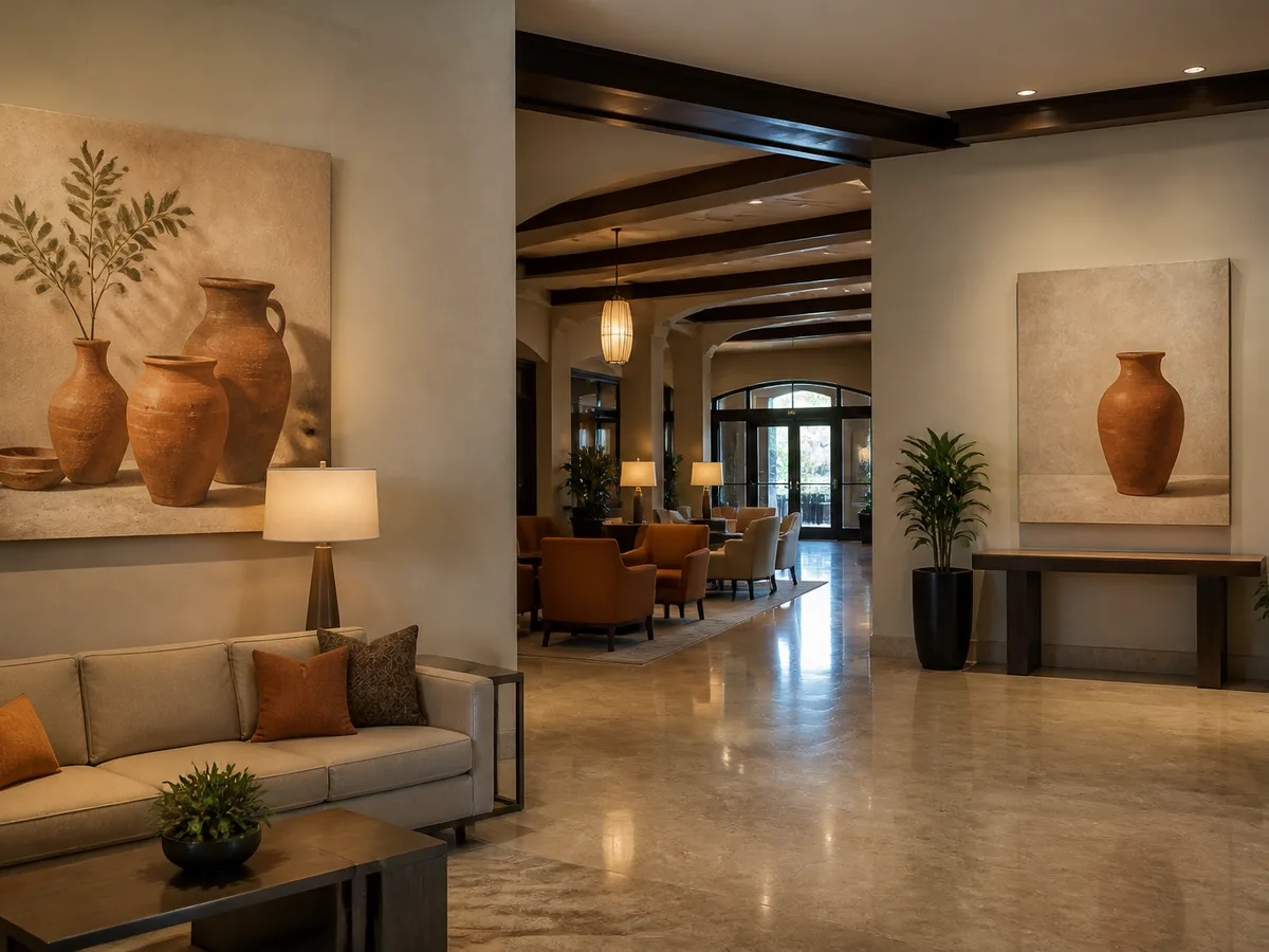 Hotel Lobby Canvas Printing Lahore