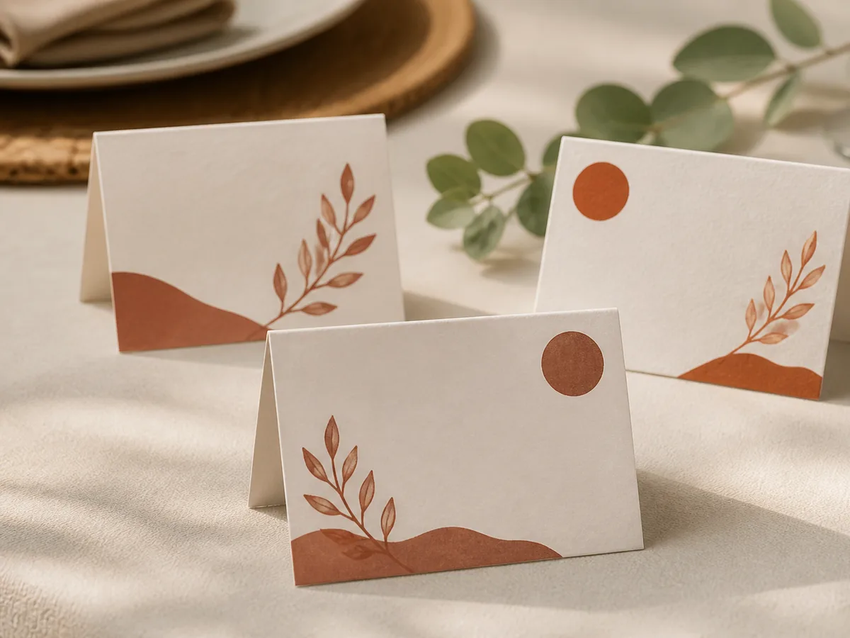 Landscape Name Tent Cards Lahore