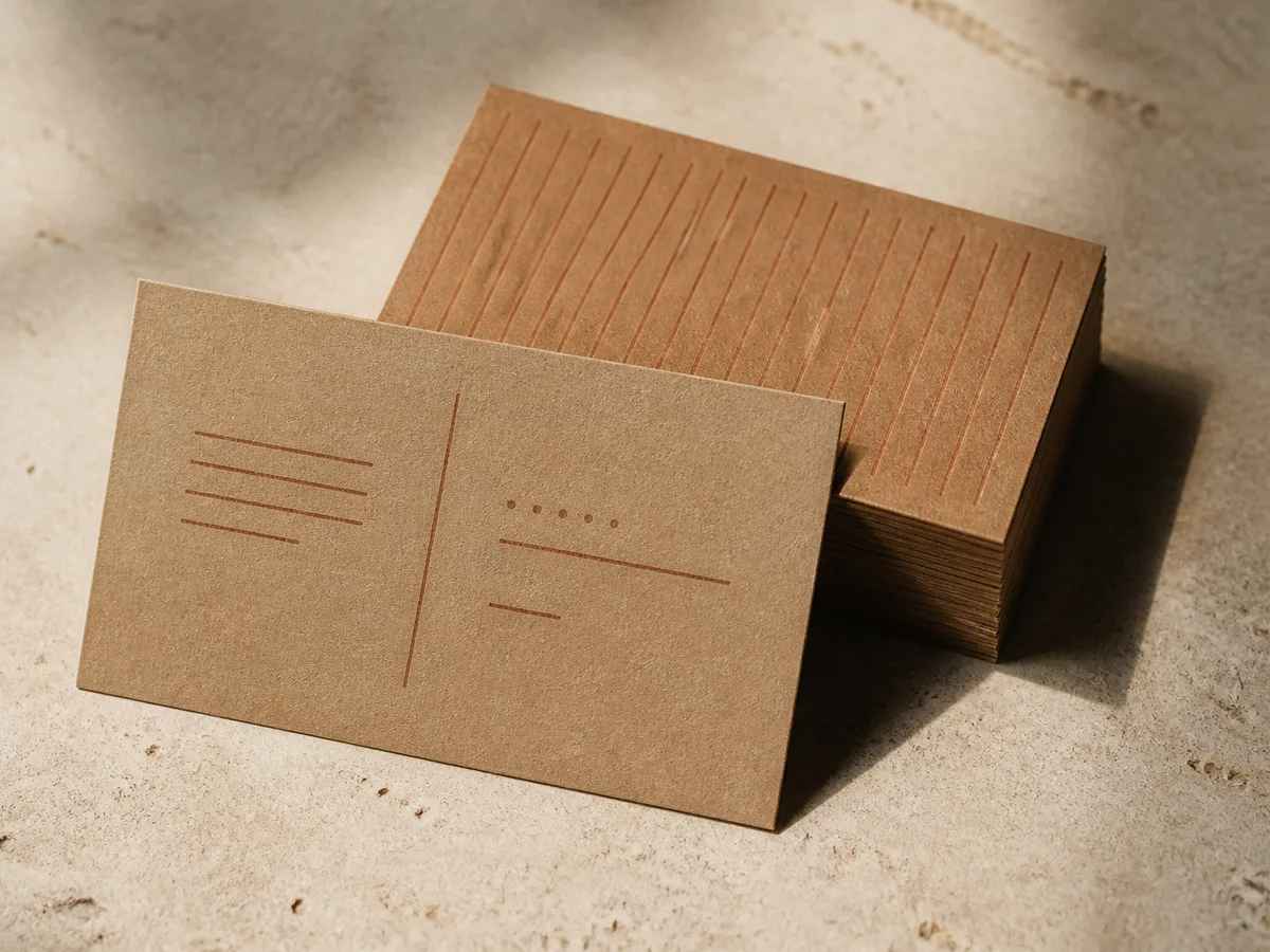 Kraft Business Cards Printing Lahore