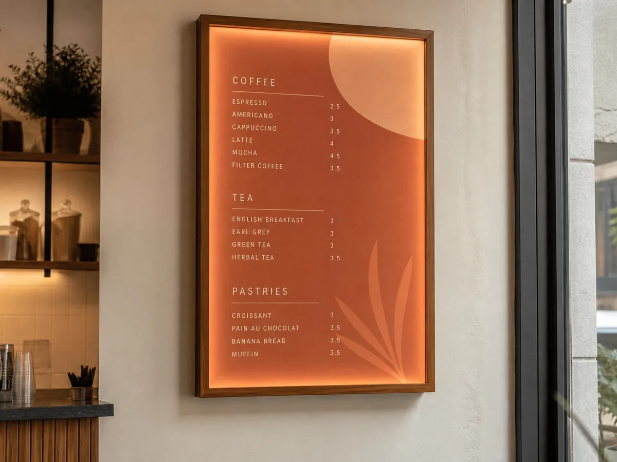 Acrylic LED Poster Frame Light Box Lahore
