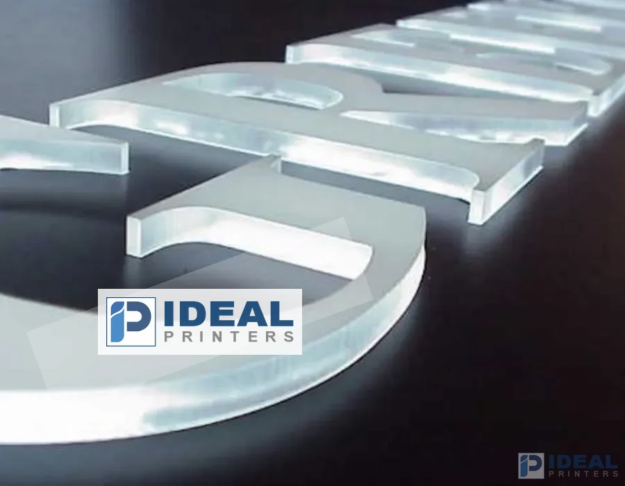 Aluminum Box with Acrylic Letters Sign Board Lahore