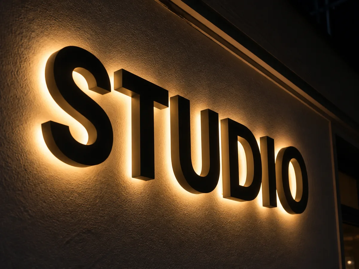 Backlit 3D Signage Lahore