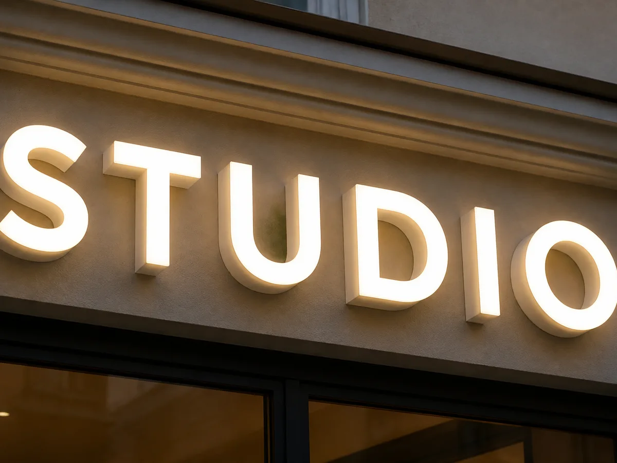 Acrylic with Front Light Letters Lahore