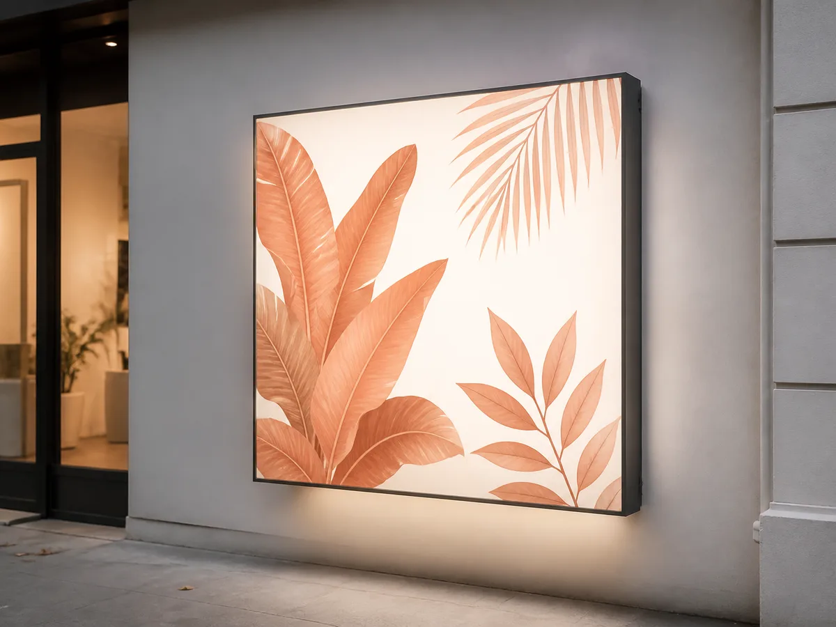 Hanging Fabric Light Box Lahore