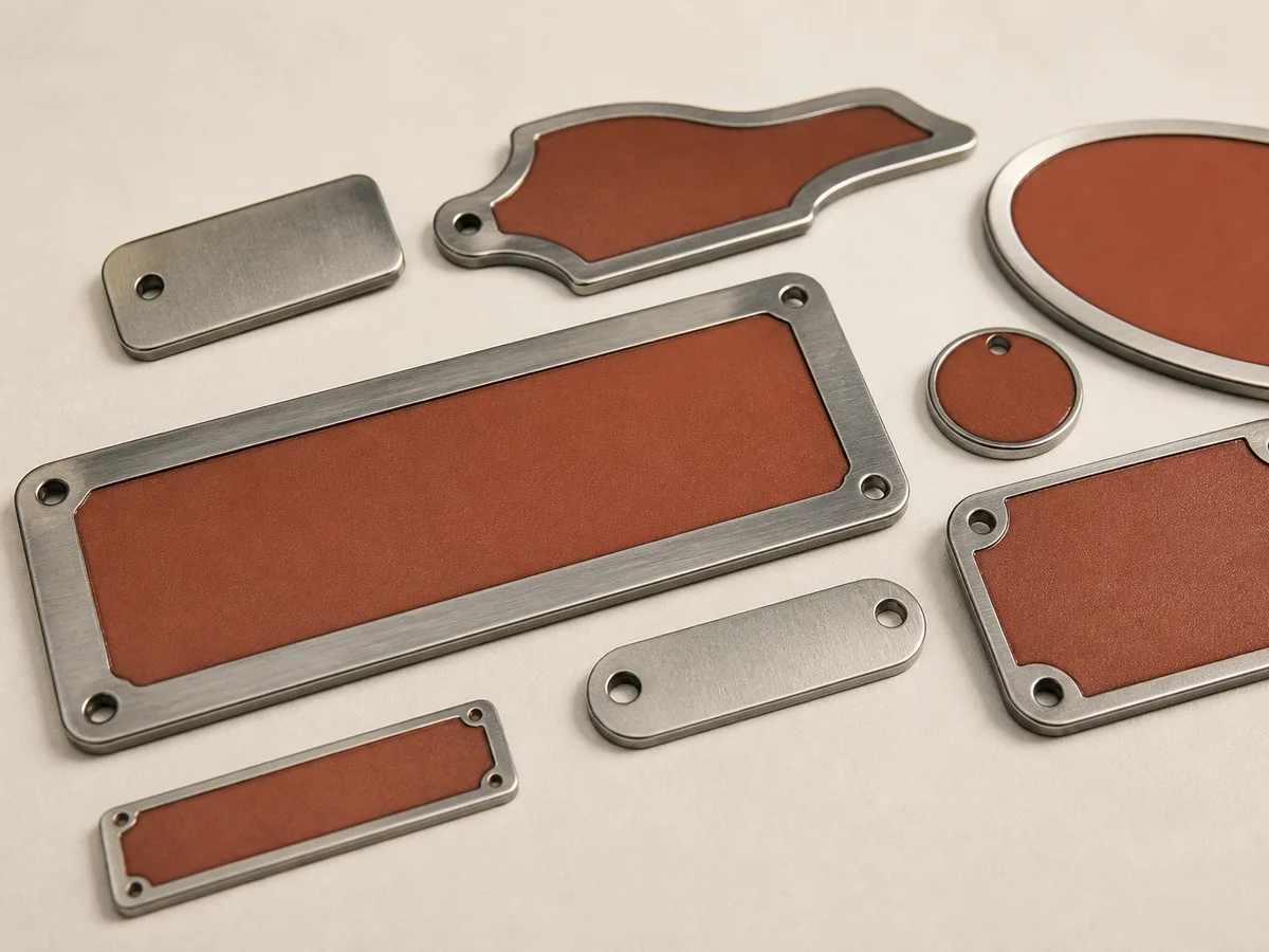 SS Brush Finish Plate with UV Direct Printing Lahore