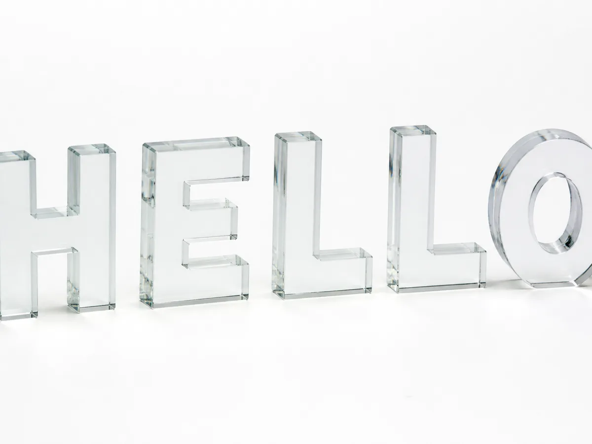 Transparent Acrylic Letters Lahore